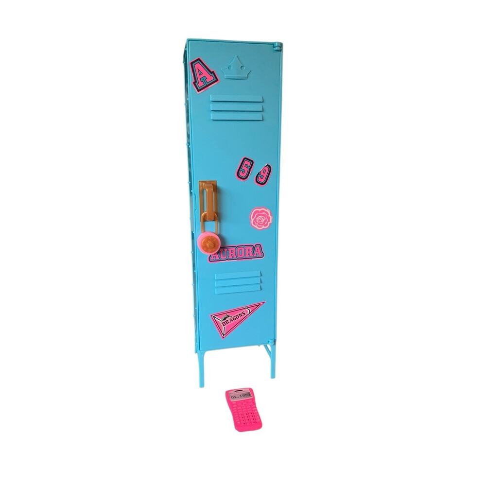 Disney ILY 4ever 18" Deluxe Fashion Aurora Locker and Calculator Blue Pink